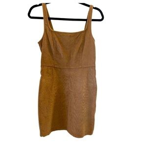 Hollister size M corduroy jumper. Adjustable straps. Side zip. #hollister